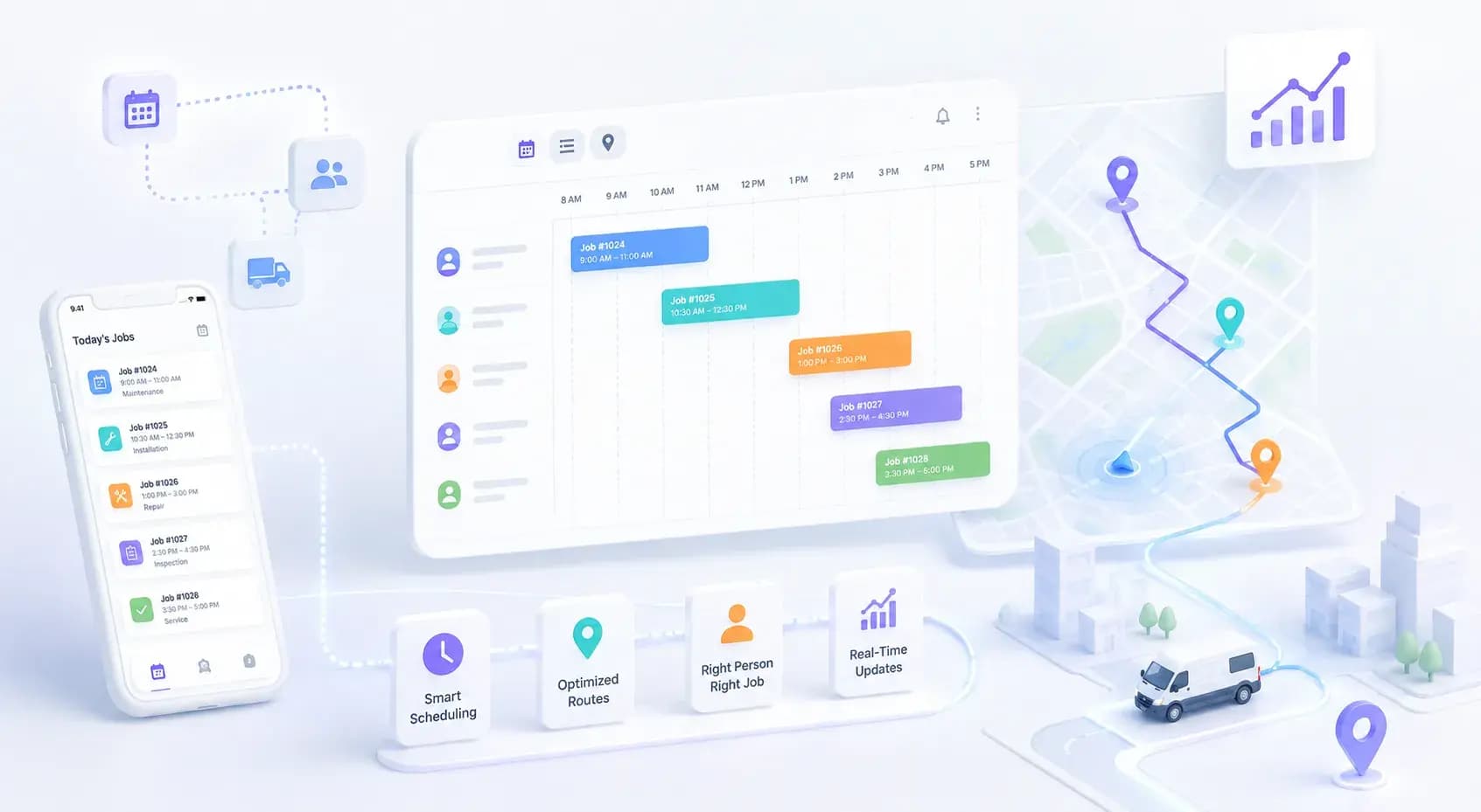 Powerful Job Scheduling for Field Service Teams