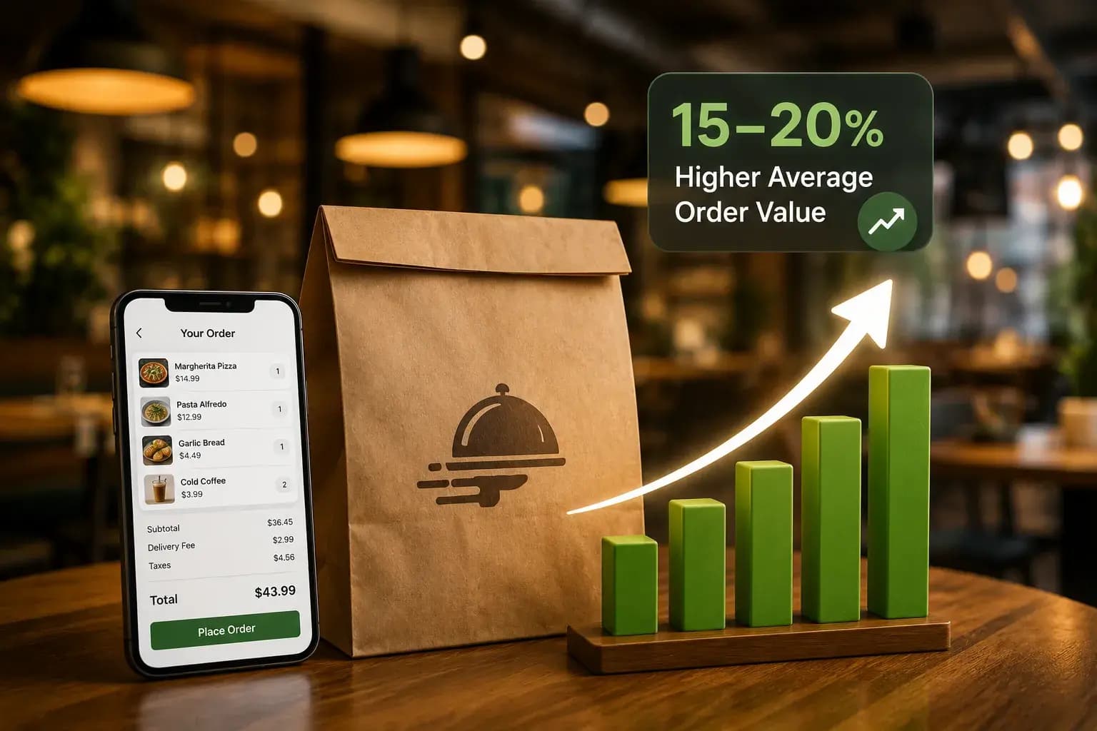 15–20% Higher Average Order Value