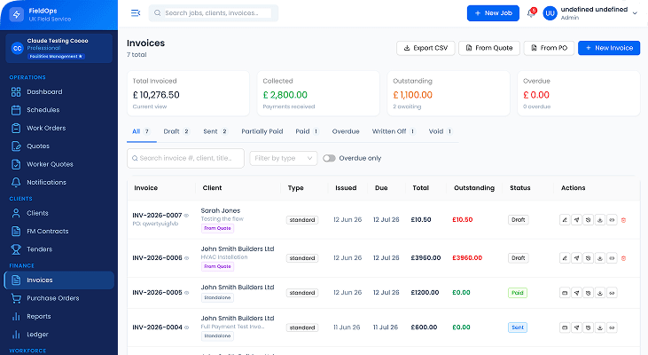 Finance Dashboard